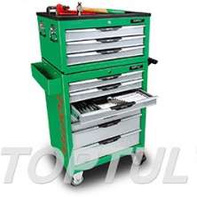 W/3 Drawer Tool Chest + W/7 Drawer Tool Trolley 0