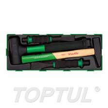 Hammer & Soft Grip Chisel Set