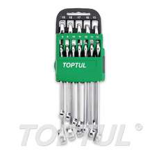 14PCS -STORAGE RACK(GREEN) -15 ํ Offset Pro-Line Combination Wrench Set 0