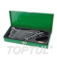 SIZE(mm) -METAL BOX -45 ํ Offset Double Ring Wrench Set 0