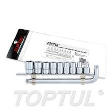 SIZE(mm) 10PCS -1/2" DR. 6PT Socket Rail Set