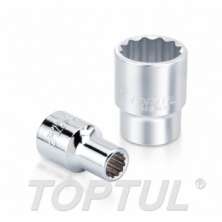 SIZE(mm) 1/2" -DR. 12PT Sockets 0