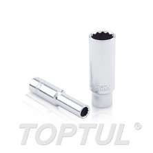 SIZE(mm) 1/4" -DR. 12PT Deep Sockets 0