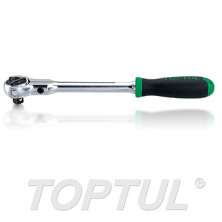 1/4",3/8",1/2" -Swivel Head Reversible Ratchet Handle