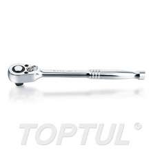 1/4",3/8",1/2" Reversible Ratchet Handle with Quick Release 0