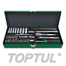 SIZE(inch) 50PCS -1/4" DR. 6PT&12PT Socket Set (SAE)