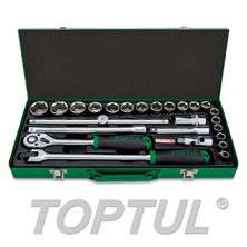 SIZE(mm) 25 PCS -1/2" DR. 6PT&12PT Socket Set