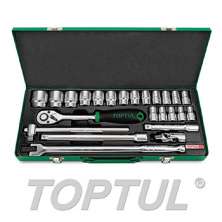 SIZE(mm) 24 PCS -1/2" DR. 12PT Socket Set 0