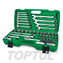 SIZE(mm) 42PCS -Professional Grade 1/2" DR. 6PT Flank Socket Wrench Set