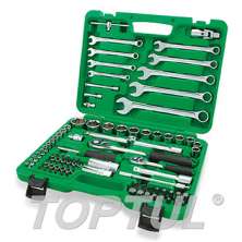 SIZE(mm) 82PCS -Professional Grade 1/4" & 1/2" DR. 6PT&12PT Flank Socket Wrench Set