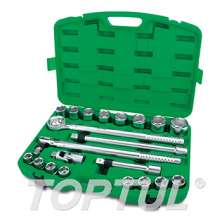 SIZE(mm) 21PCS -Professional Grade 3/4" DR. 6PT&12PT Flank Socket Set 0