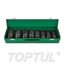 SIZE(mm) 8PCS -3/4" DR. 6PT Flank Deep Impact Socket Set 0