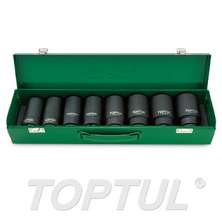 SIZE(mm) 8PCS -3/4" DR. 6PT Flank Deep Impact Socket Set