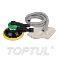 6" PAD SIZE 5mm. (3-IN-1) Super Duty Orbital Air Sander 0