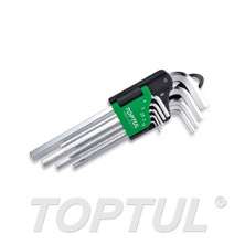 SIZE(mm) 9PCS -Long Type Hex Key Wrench Set 0