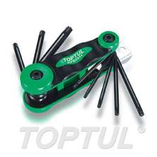 SIZE(T) 8-in-1 -Folding Star Key Wrench Set