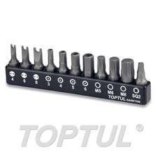 11PCS 1/4"(H) Screwdriver Bit Set 0