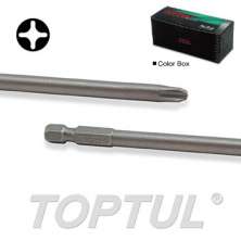 (L 100mm) 1/4" Hex Shank Phillips Power Screwdriver Bits