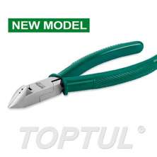 Slant Edge Cutting Pliers with Wire Stripper 0