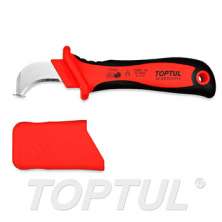 VDE Insulated Cable Knife with Hooked Blade 0