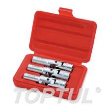 3PCS 3/8" DR. Glow Plug Socket Set