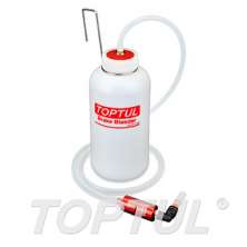 Brake Bleeder Valve with Reception Bottle