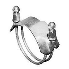 1 1/2 in. Fits Hose (ID) Spiral Double Bolt Clamp for Counterclockwise Helix Hose